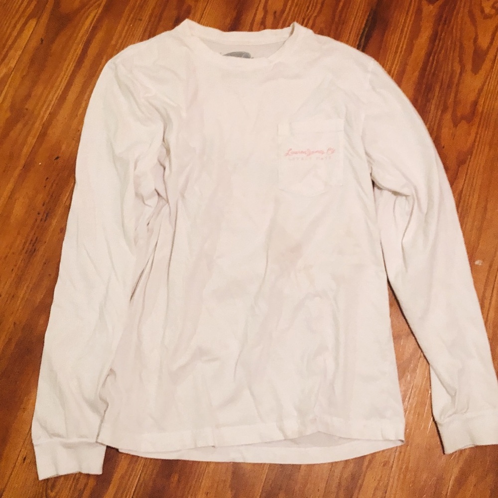 LAUREN JAMES long sleeve white t shirt !